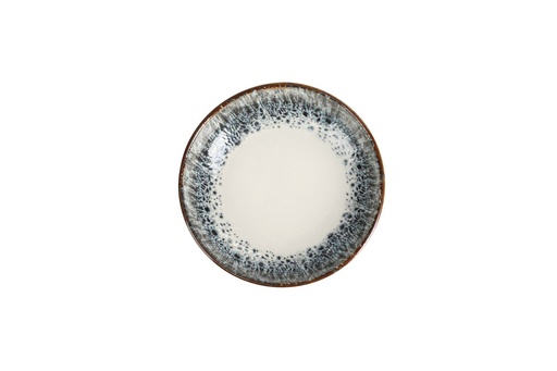 [00098433] PIOLI ONARA ASSIETTE CREUSE COUPE 22CM BLANC/BLEU/BRUN PORCELAINE - ON12405