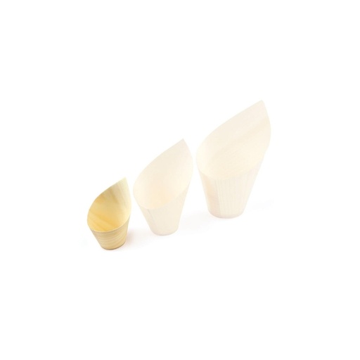 [53533146] SIER COUPELLE EN BOIS "OBLIQUE" 5CL Ø32XH75/35MM 50PCS  