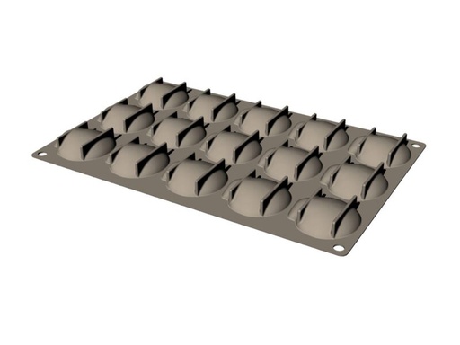 [60502619] PAVONI PLATEAU SILICONE ICEBERG 36X15X HT 2CM