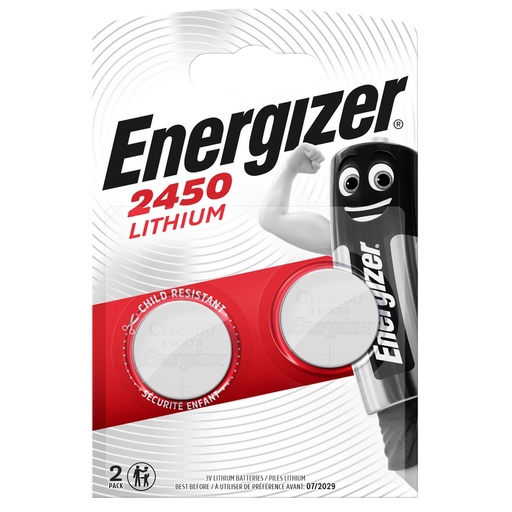[00098566] PILE PLATE ENERGIZER LITHIUM 3V CR2450 BL2 2PCS