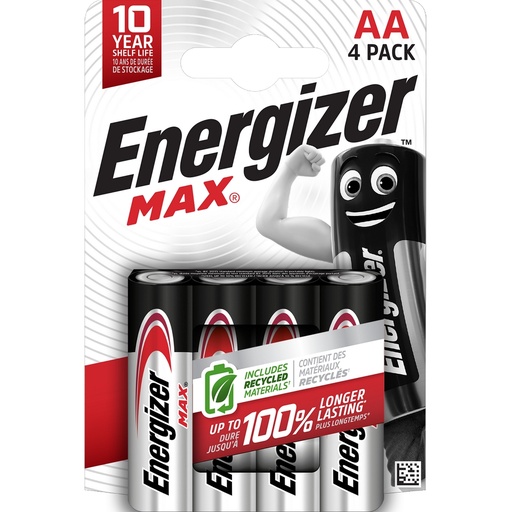 [00098571] PILE ENERGIZER MAX LR6 AA BL4 4PCS