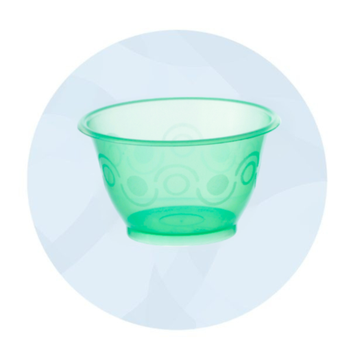 [00098604] POT A GLACE VERT EN POLYPROPYLENE 80CC 50PCS  