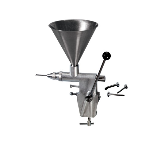 [00098721] 3 L FILLING MACHINE - SUPPLIED WITH 3 NEEDLES 75 MM: Ø8, Ø6 AND Ø5 (REF: 36010, 36011, 36012) - PRESSURE FILLING CAPACITY BETWEEN 1 AND 12 GRAMS