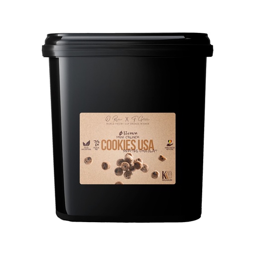 [00098726] KKO MINI CRUNCH USA COOKIES WITH CHOCOLATE CHIPS 2KG