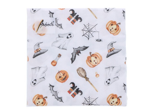 [00098738] “HAPPY HALLOWEEN” NAPKINS 33 x 33CM 20PCS