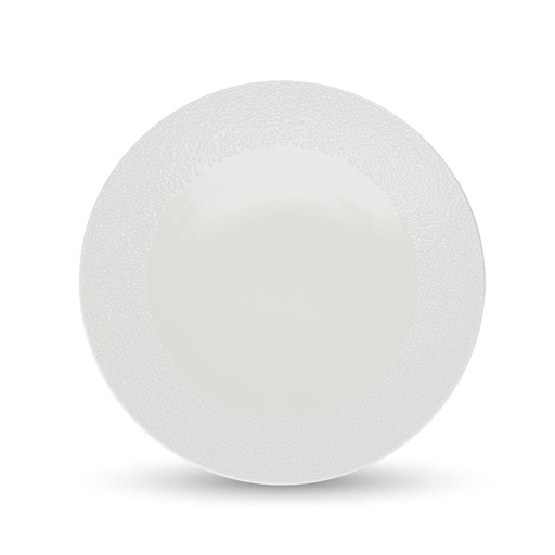 [00098897] BONBISTRO ASTRO - WIT PORSELEINEN PLAT BORD 32 CM