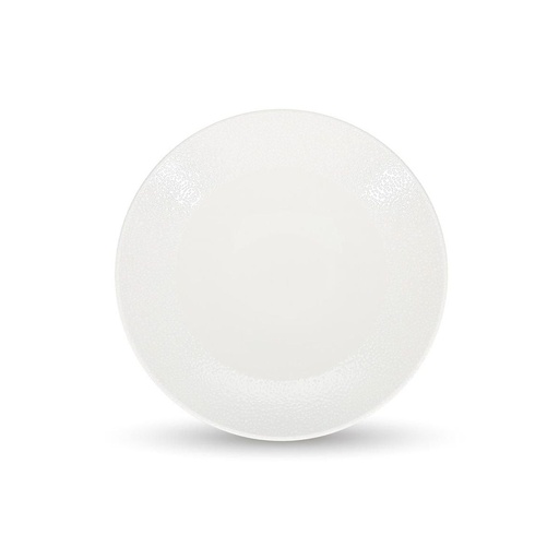 [00098899] BONBISTRO ASTRO - WIT PORSELEINEN PLAT BORD 25 CM