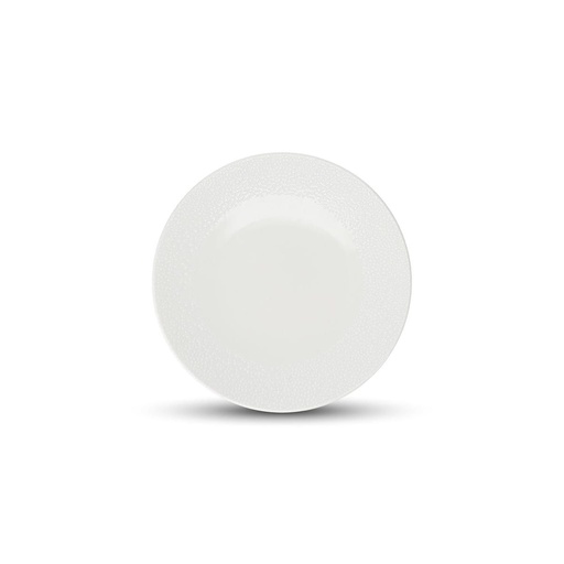 [00098900] BONBISTRO ASTRO - WIT PORSELEINEN PLAT BORD 21 CM