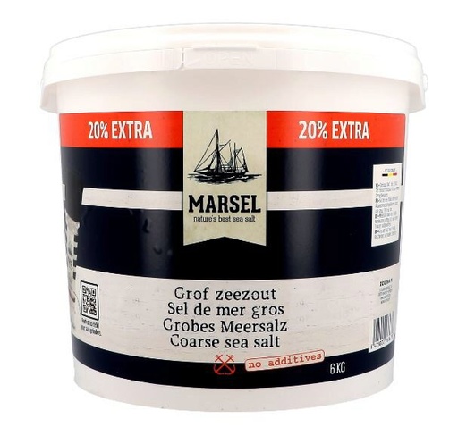 [05110102] MARSEL SEA SALT COARSE 1-3 BUCKET 6KG