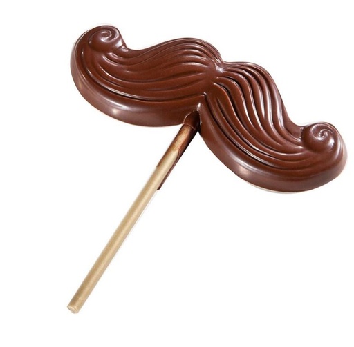 [70410624] MOULE À CHOCOLAT SUCETTE MOUSTACHE CF1106 13.5X27.5CM * 2X2 *25,5GR