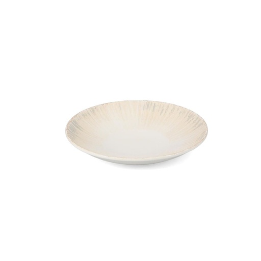 [00098991] BONBISTRO GRIS NUANCE - PORSELEINEN DIEP BORD 25,5 CM H 4,5 CM