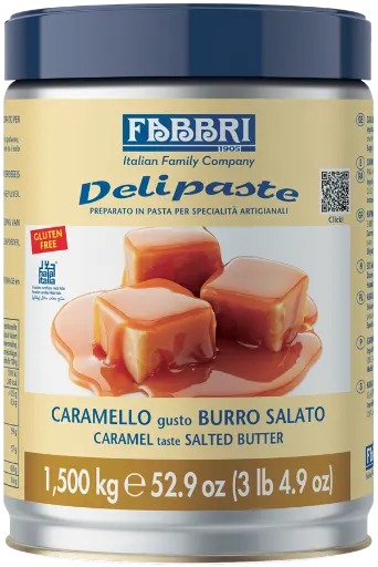 [00098995] FABBRI DELIPASTE GEZOUTEN BOTERCARAMELPASTA 1,5 KG