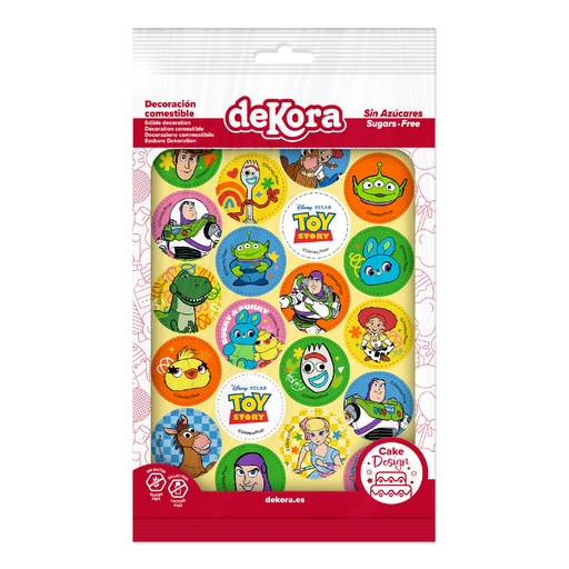 [00099051] TOY STORY STARCH DISC Ø 34 MM 20 PCS