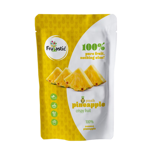 [00099071] FRUTASTIC - FREEZE-DRIED PINEAPPLE PIECES IN BAG 25 GRS