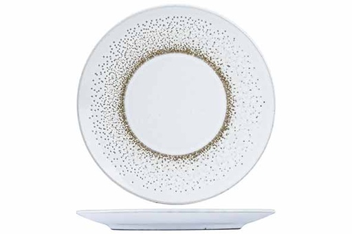 [00099106] PROOF - ASSIETTE PLATE REVIDA PUNCTA DIAM. 32CM EN PORCELAINE - 4924004