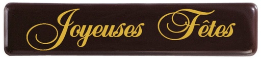 [08056711] 060458 PCB RECHTHOEKEN CN JOYEUSES FÊTES 7X1.5 CM 70 STUKS ***s/cd***