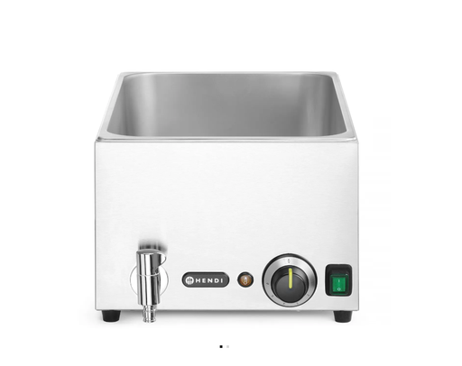 [00099132] HENDI - BAIN-MARIE AVEC ROBINET DE VIDANGE RANGER - 57,6 x 33,4CM HT 24,1CM 1000 WATTS