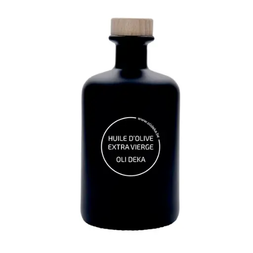[00099254] OLIDEKA - EXTRA VIERGE OLIJFOLIE IN ZWARTE FLES 50 CL + SCHENKDOP