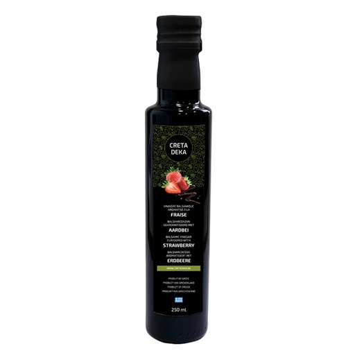 [00099277] CRETA DEKA - VINAIGRE BALSAMIQUE À LA FRAISE 250ML