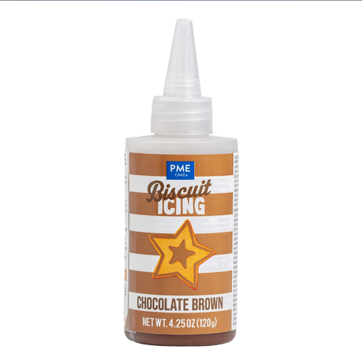 [00099308] PME - GLACAGE POUR BISCUITS - MARRON CHOCOLAT 120 GR 