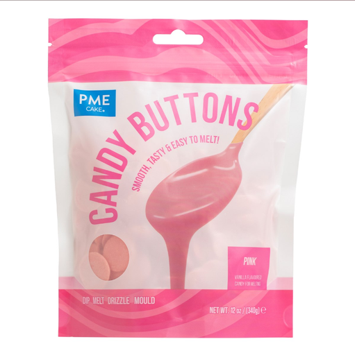 [00099325] PME - CANDY BUTTONS - ROSE 340GR