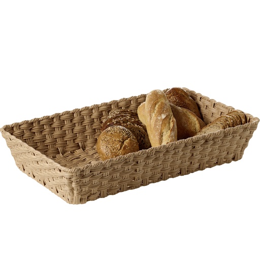 [00099347] APS GEVLOCHTEN AFVALBAK BEIGE  POLYPRO GN1/1 - 53X32,5XH10CM 