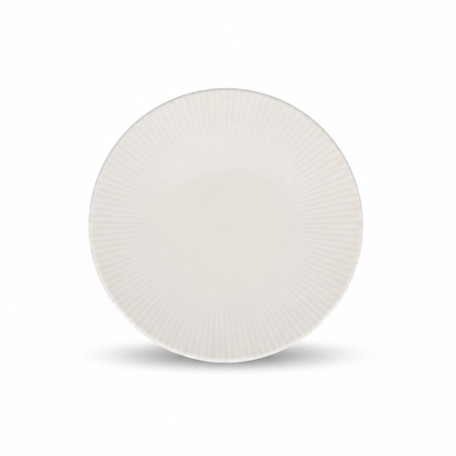 [00099522] BONBISTRO SOLIS - WIT PORSELEINEN PLAT BORD 21 CM - 740531