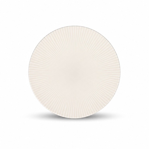 [00099524] BONBISTRO SOLIS - ASSIETTE PLATE BLANCHE EN PORCELAINE 27CM - 740533