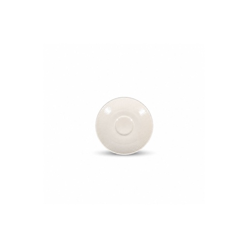 [00099531] BONBISTRO SOLIS - WHITE PORCELAIN MOCHA SAUCER 11 CM - 740540
