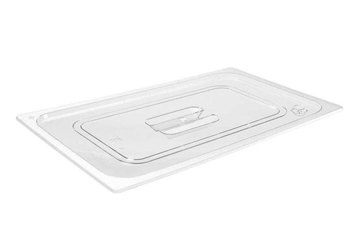 [00099720] TRANSPARENT "SAN" GN1/4 LID - 264 X 162MM