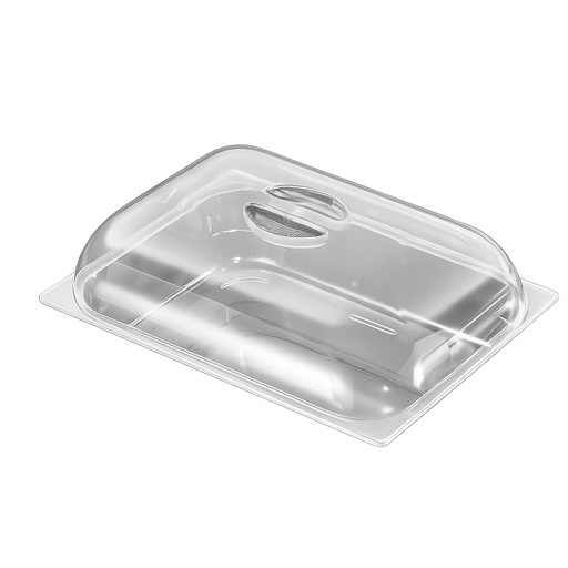 [00099824] TRANSPARENT "SAN" DOME LID FOR ICE CREAM CONTAINERS - 360 × 250 MM