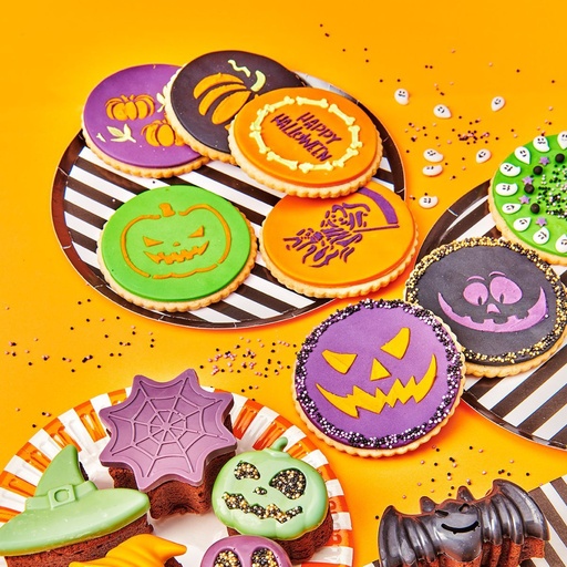 [00101968] WILTON - HALLOWEEN KOEKJESSJABLONEN - Ø8,5CM - 20STK.