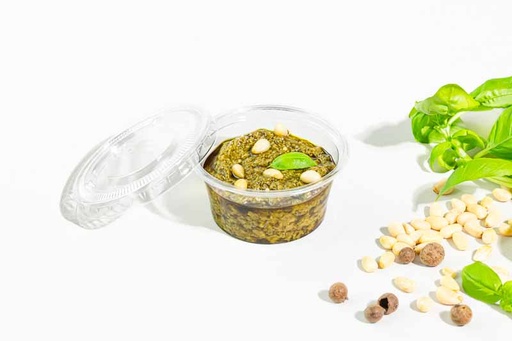 [00102067] DELIPACK - TRANSPARENT SAUCE CUP - 2 OZ - Ø62MM - H 30MM - 100PCS