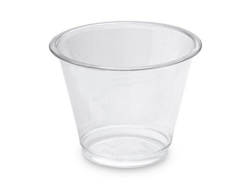 [00102101] MOULIPACK - CLEAR PLASTIC DESSERT CUP - 9 OZ - 275 ML - Ø 92 MM - HEIGHT 72 MM - 50 PCS