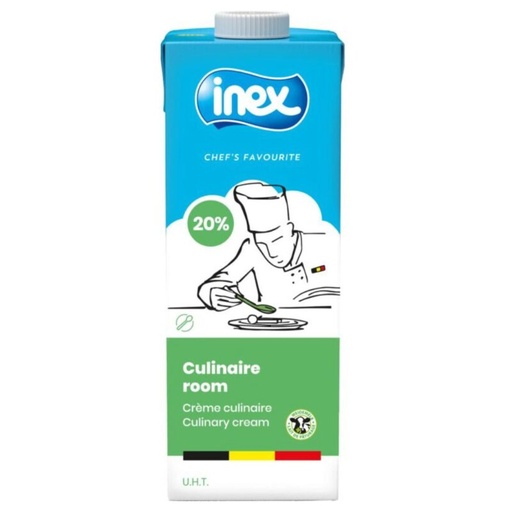 [06020303] INEX 4655 CREME CULINAIRE TETRA PACK 20% UHT 1L