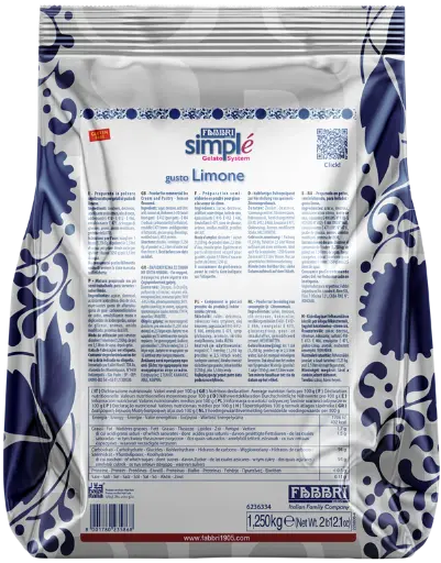 [00102157] FABBRI - SIMPLÉ CITRON - 1,25 KG