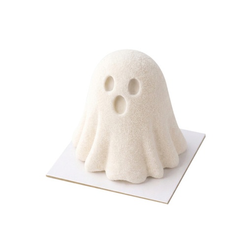 [00102279] DECO RELIEF - TROMPE L'OEIL SILICONE MOULD - GHOST - Ø70MM - H 72MM 125 ML
