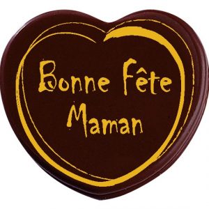 [08057187] 061365 PCB HEARTS CN BONNE FÊTE MAMAN 4.8X4.5 CM 40PCS ***S/CD***
