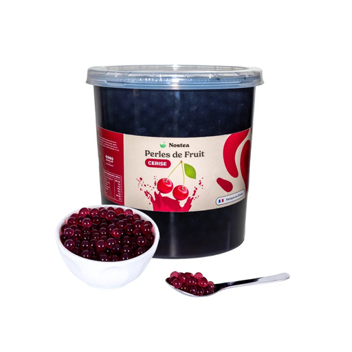 [00102495] NOSTEA - FRUITPARELS MET KERSENSMAAK VOOR BUBBLE TEA - 3,2KG