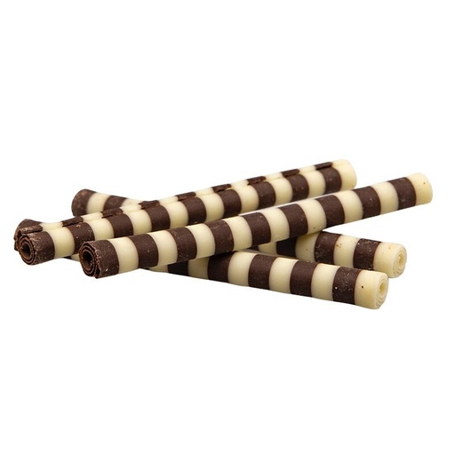 [08055027] 95652 CHOCOSTICK ZEBRA NINE 8,5CM 600GR ***OP BESTELLING***