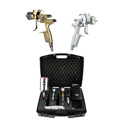 [54300700] SGI VALISE AVEC 2 PISTOLETS POUR PULVERISATIONS DIVERSES PACK CONCOURS