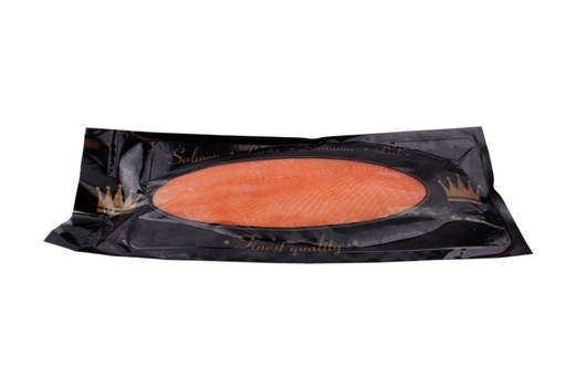 [05100499] SAUMON FUME TRANCHE FRAIS ± 1Kg *EMBALLAGE NOIR*   ***POIDS VARIABLE***