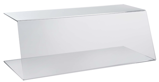 [70409716] PROTECTION DE COMPTOIR PLEXI 1M FORME INCLINE 30X30X20CM