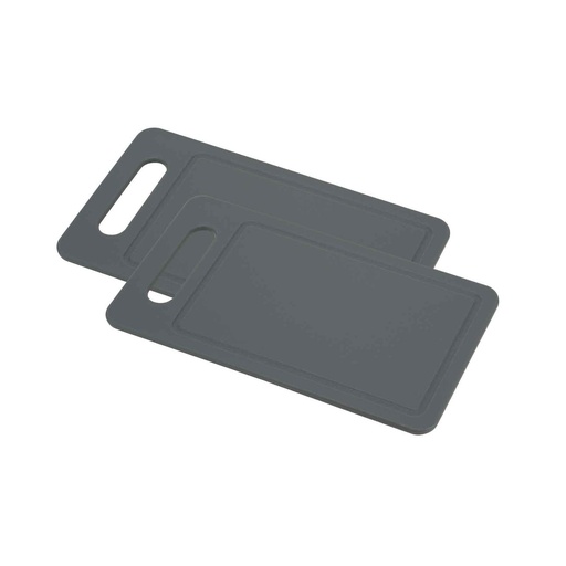 [57658250] C&T SET 2 GRIJZE POLY PLATEN 25X14XHT.6CM