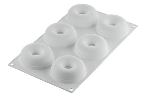[70410353] SILIKOMART - MOULE SILICONE - DONUTS GOURMAND 80 DIAM.72XHT27MM