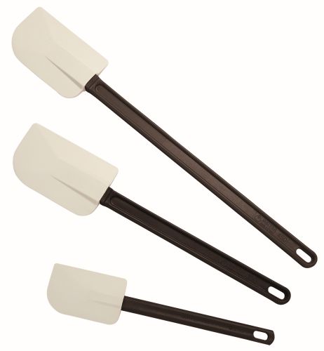 [54913449] MATFER SPATEL ELVEO EXOGLASS 35CM 260° BESTENDIG ZWART HANDVAT