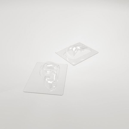 [08056327] 025193 PCB MALLEN LIGGENDE BEER VOOR 4 STUKS 12X6.8CM H. 4.2 CM 8 STUKS ***S/CD***