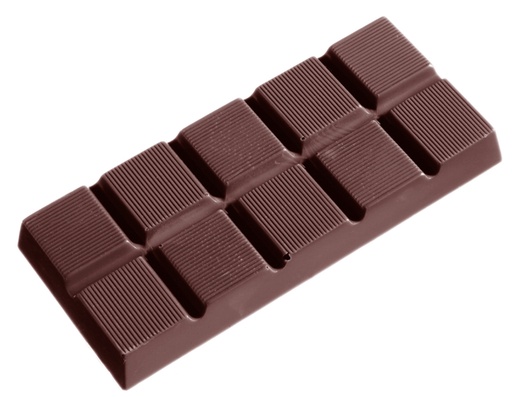 [70409482] CHOCOLATE TABLET MOLD 84 GR CW1367 1X5 -- 84GR