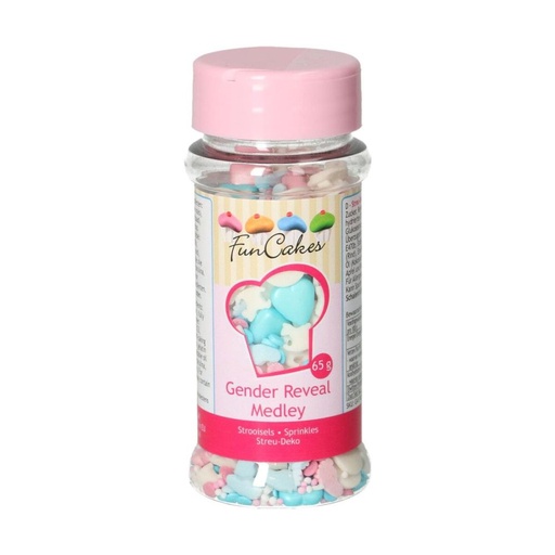 [08053221] FUNCAKES MIX DECORATION EN SUCRE FILLE & GARCON 65