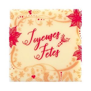 [08057584] PCB Squares WC Winter Wind 4 cm 120pces *** s / cd ***